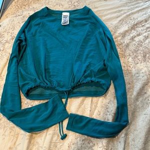 GYMSHARK TEAL XS CROP TOP